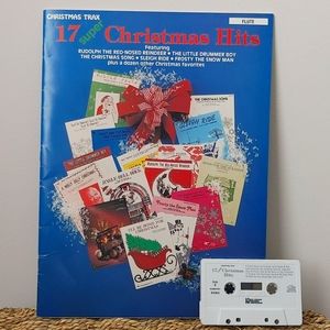 Hal Leonard Christmas Hits for Beginner Flute, cassette tape, sheet music book